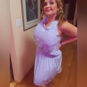 Ramy Brook slate blue Sleeveless mini Dress